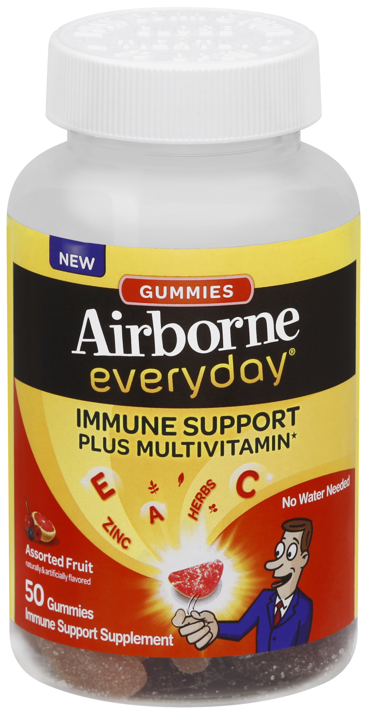 AIRBORNE Everyday Gummies  Assorted Fruit